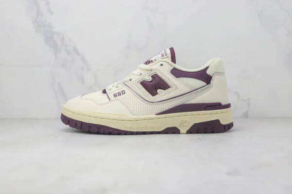 New Balance 550 Sea Salt Burgundy - Imagem 2